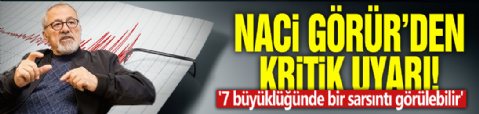 Sivas depreminin ardından Naci Görür'den kritik uyarı! '7 büyüklüğünde bir sarsıntı görülebilir'