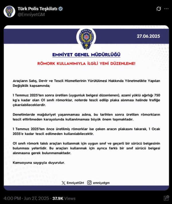 Sürücüler dikkat! Bu şartı yerine getirmeyen trafiğe çıkamayacak