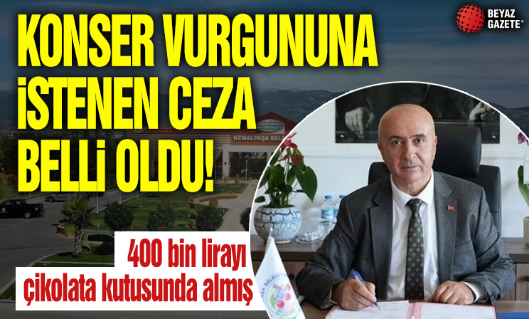 CHP’li Kemalpaşa Belediyesi Gülşen konseri soruşturması tamamlandı! Vurguna 12 yıl hapis talebi