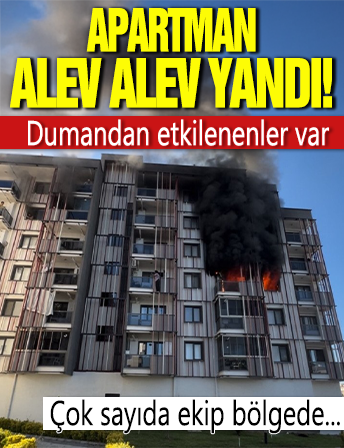 Çanakkale'de apartman yangını: 10 kişi dumandan etkilendi
