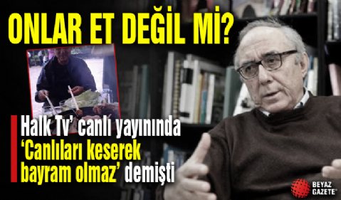 'Canlıları keserek bayram olmaz' diyen ünlü yazar Ataol Behramoğlu'nun barbekü partisi görüntüleri olay oldu