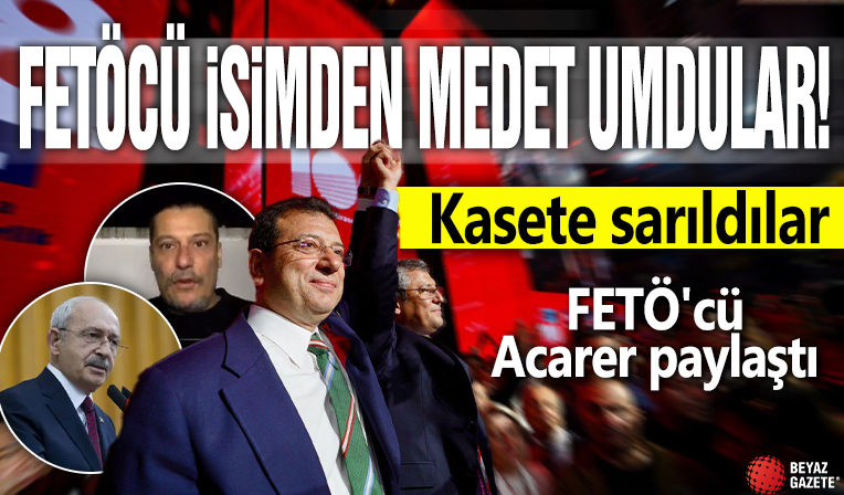 FETÖ'cü isimden medet umdular: Kasete sarıldılar! FETÖ'cü Acarer paylaştı