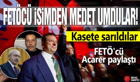FETÖ'cü isimden medet umdular: Kasete sarıldılar! FETÖ'cü Acarer paylaştı