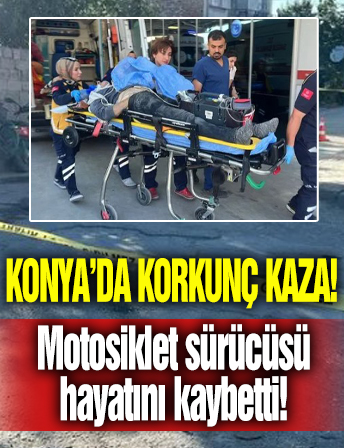 Kaldırımdaki ahşap plakaya çarpan motosiklet sürücüsü öldü