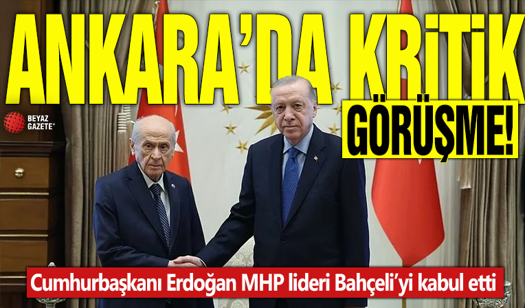 Cumhurbaşkanı Erdoğan Bahçeli'yi kabul etti