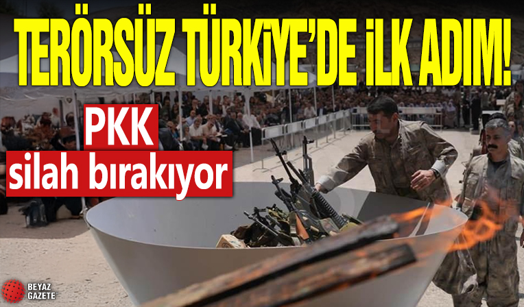 Terörsüz Türkiye'de ilk adım! PKK silah bırakıyor