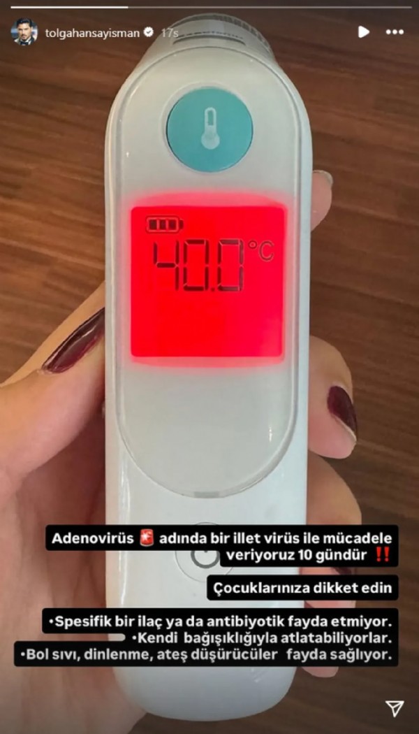 Tolgan Sayışman paylaşımıyla korkuttu