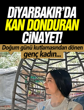 Diyarbakır'da kan donduran cinayet! Doğum günü kutlamasından dönen kadın...