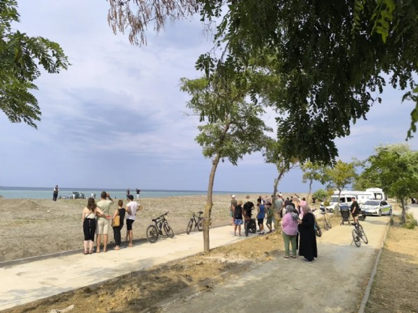 Sahilde feci olay! Güneşlenmek isterken...