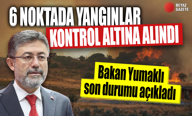 Bakan Yumaklı açıkladı! İzmir, Manisa ve Bilecik'teki yangınlar kontrol altına alındı
