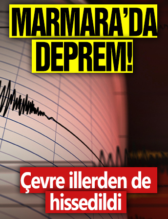 İstanbul'da hissedilen deprem! AFAD açıkladı: Merkez üssü Bursa!