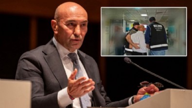 İzmir'de yolsuzluk operasyonu: Tunç Soyer'in gözaltındaki görüntüleri ortaya çıktı