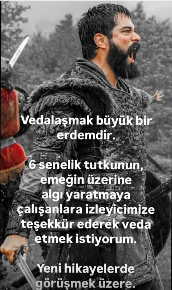 Kuruluş Osman’a veda paylaşımı geldi