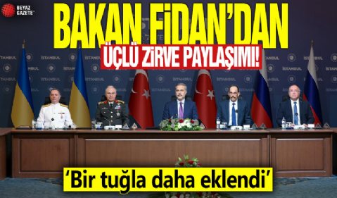 Bakan Fidan'dan üçlü zirve paylaşımı! 'Bir tuğla daha eklendi'