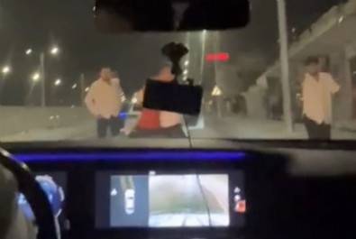 Trafik magandaları durmuyor! Hamile kadının...