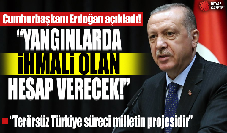Cumhurbaşkanı Erdoğan açıklamalarda bulundu. ''Terörsüz Türkiye' süreci milletimizin projesidir'