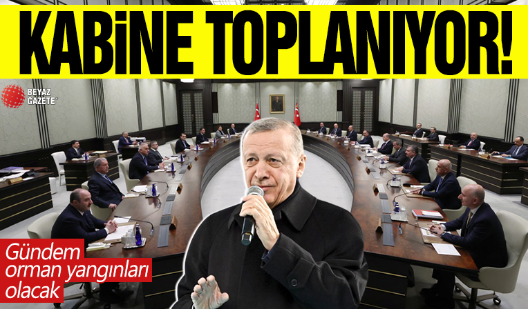 Kabine toplanıyor! Gündem orman yangınları olacak