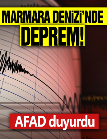 İstanbul'da hissedilen bir deprem oldu