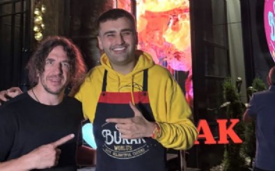 Puyol ile bir araya geldi Haberi