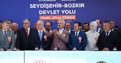 Seyahat süresi 10 dakika kısalacak! Seydişehir-Bozkır Devlet Yolu’nun temeli atıldı Haberi