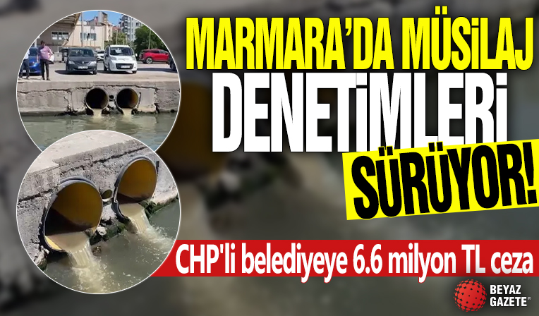 Marmara’da müsilaj denetimleri sürüyor! CHP'li belediyeye 6.6 milyon TL ceza