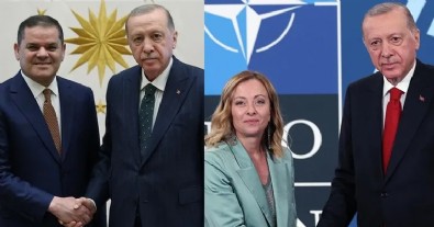 İstanbul'da kritik zirve: Cumhurbaşkanı Erdoğan Meloni ve Dibeybe'yi kabul etti