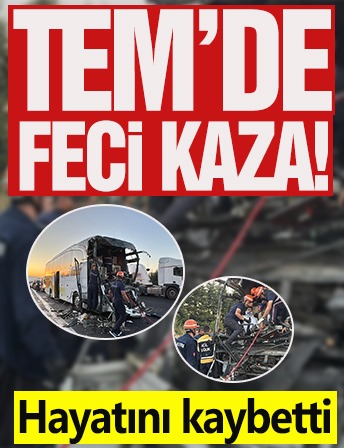 TEM’de feci kaza: Hayatını kaybetti