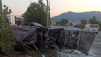 Giresun'da korkunç kaza! Aracın sürücüsü kurtarılamadı Haberi