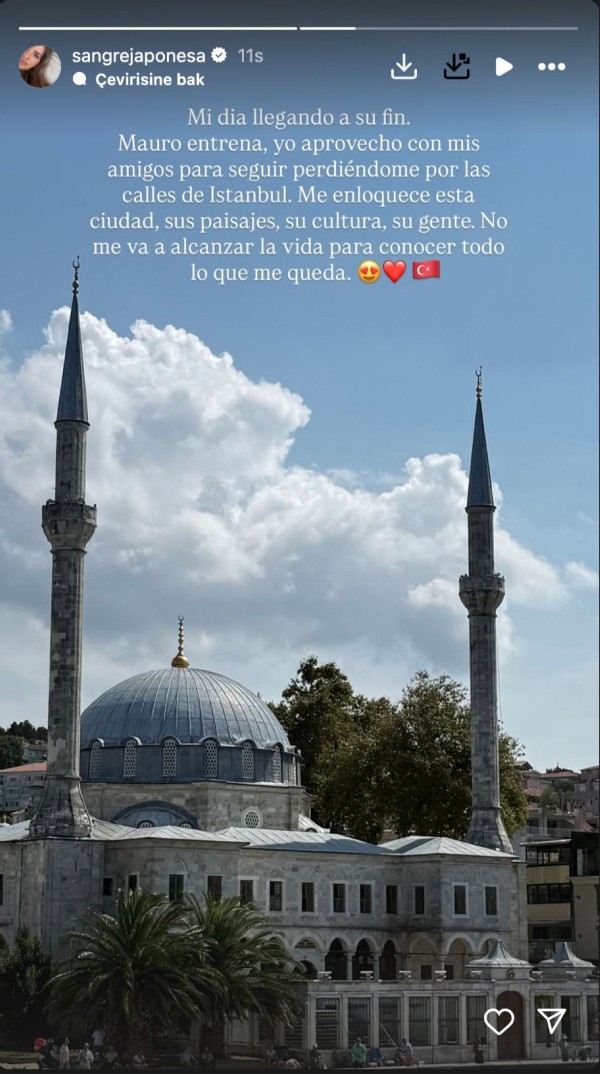 China Suarez İstanbul'a hayran kaldı