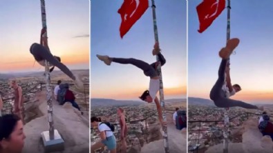 Kapadokya'da Türk bayrağına saygısızlık: Soruşturma başladı