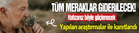 Bilim tarafından kanıtlandı! Hafızanız böyle güçlenecek