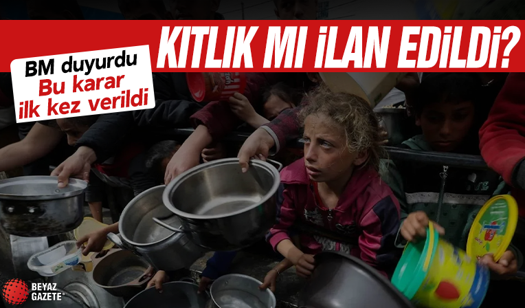 BM Gazze'de kıtlık ilan etti