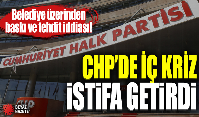 CHP Uşak'ta istifa depremi: Belediye binasında 'gayriresmi birim' iddiası