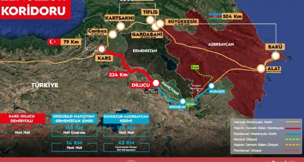 Cumhurbaşkanı Erdoğan'dan Zengezur Koridoru'na katkı sağlayacak proje için mesaj: Çok önemli kalkınma hamlesidir