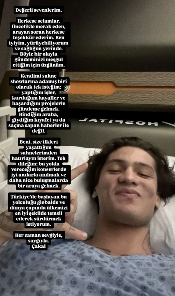Rapçi Çakal'dan ilk açıklama geldi
