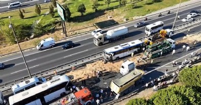 TEM Otoyolu'nda kaza: Ölü ve yaralı var mı?