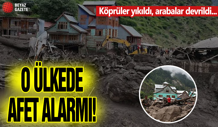 Hindistan'da afet alarmı!