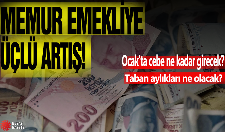 Memura üçlü zam! Açıklandı...