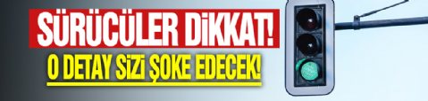 Sürücülerin çoğu bilmiyor: Bazı trafik ışıklarının beyaz çerçeveli olması bakın ne anlama geliyor