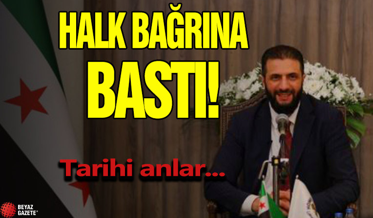 Halk Şara'yı bağrına bastı! Coşkulu karşılama...