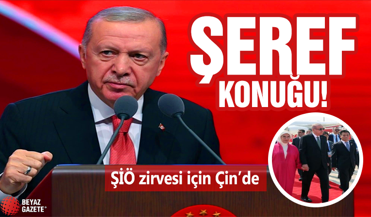 Cumhurbaşkanı Erdoğan Çin'de! Şeref konuğu...