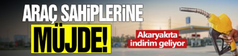 Araç sahiplerine müjde! Akaryakıta indirim geliyor