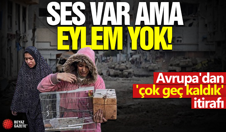 Ses var ama eylem yok! Avrupa'dan 'çok geç kaldık' itirafı