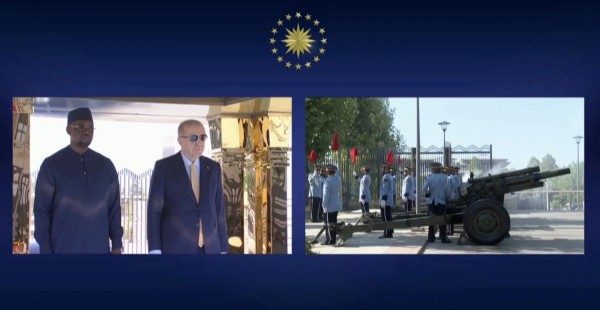 Cumhurbaşkanı Erdoğan, Senegal Başbakanı'nı resmi törenle karşıladı