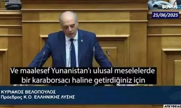Türkiye korkusunu böyle haykırdı! Yunan Parti lideri Meclis'te isyan etti