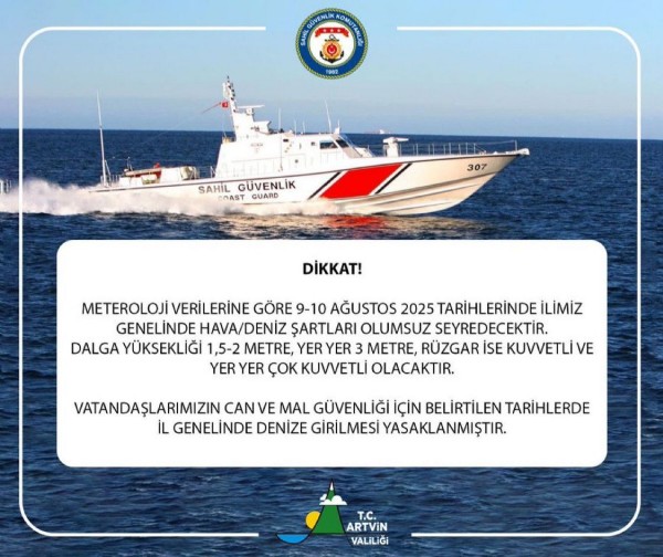 Valilik duyurdu! Denize girmek yasaklandı