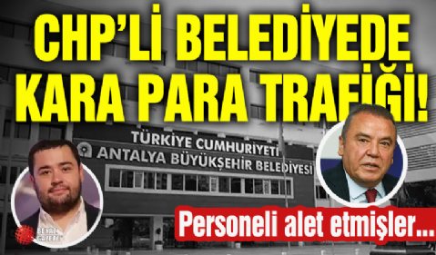 Başrolde yine CHP! Belediye personelini alet ettiler...