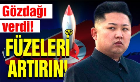 KIM Jong-un'dan şok füze denetlemesi! Gözdağı verdi...
