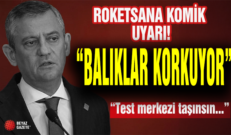 Özgür Özel Roketsan'ı hedef aldı! Komik uyarı...