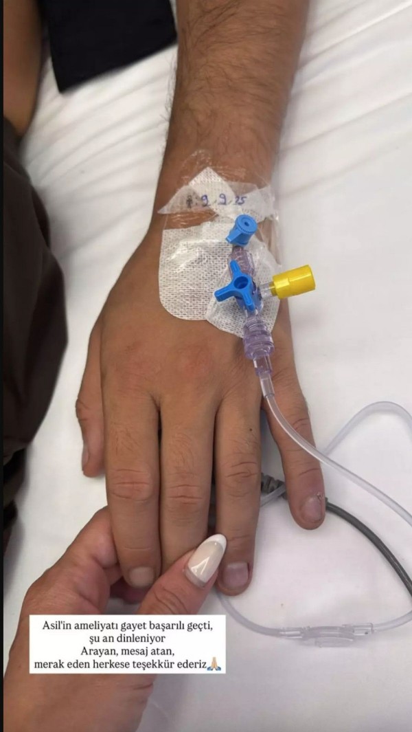 Sevgilisi ameliyat oldu